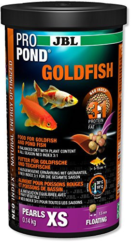 JBL Futter für Gold- und Teichfische, Schwimmende Futtersticks, Spezialfutter, PROPOND GOLDFISH, Größe XS, 140 g
