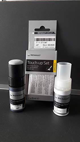 Renault Kit di 2 penne per ritocco carrozzeria, colore KPN grigio titanio – originale costruttore