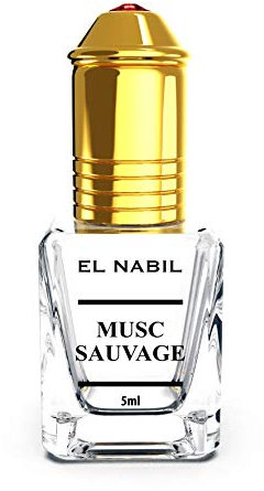 Musc Sauvage 5ml Parfum Duft - El Nabil Misk Musk Moschus Parfümöl für MANN & HERREN