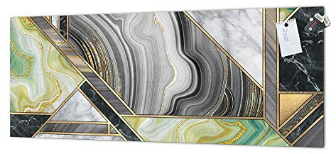 Design glass backsplash - Tempered Glass magnetic splashback Textures Series MBBS10A: