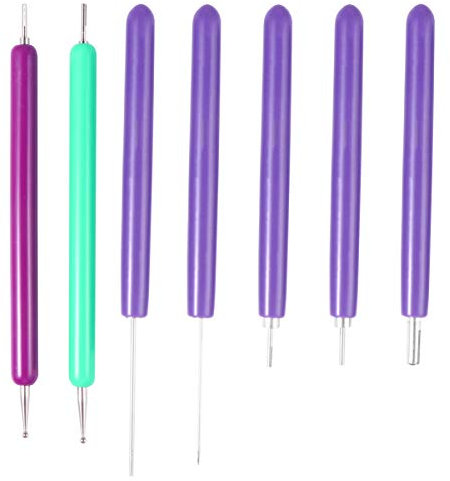 HEALLILY 7 Stück 1 Satz Papierstift Quilling-Werkzeuge Masse Werkzeug Zum Rollen Von Papierblumen Quilling-Kits Quilling-Werkzeuge Und Zubehör Das Papier Stift Und Papier Rostfreier Stahl