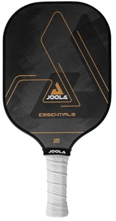 JOOLA Pickleball Essentials Paddle Racchetta da Pickleball con Superficie in Fibra di Vetro, Nucleo in Polimero e Certificazione USAPA - Ideale per Principianti e Giocatori Ricreativi, Nero