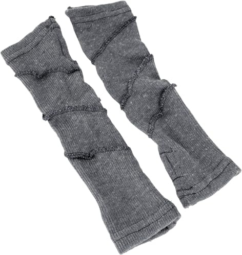 GURU SHOP Baumwoll-Feinstrick Handstulpen, Pulswärmer mit Overlock, Herren/Damen