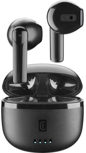 cellularline | Wizy | Auricolari TWS Bluetooth 5.0 Wireless In-Ear con Custodia di Ricarica - Talk Time: 3.5 ore - Playtime: 6 ore - Ricarica : 1.5 ore - Portata: 10mt