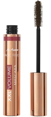 M. Asam MAGIC FINISH XXL Volume Mascara Brown (10ml) – Wimperntusche für voluminöse Wimpern, definiert & verlängert mit pflegender Formel, schwerelose Mascara für ein perfektes Make-up-Ergebnis