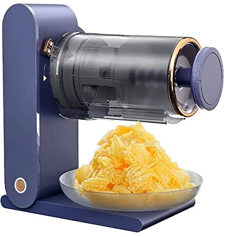 JOSBY Máquina para Hacer Hielo raspado, máquina de granizados con Cuchillas de Acero Inoxidable para Cono de Nieve, Plato de Hielo, Molde para Cubitos de Hielo, afeitadora de Hielo eléctrica para
