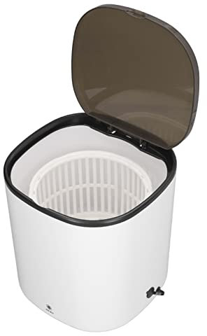 Hiraith Mini Lavatrice, modalità di Lavaggio Centrifuga Che Simula Il Lavaggio a Mano, Mini Lavatrice da 4,5 Litri con Cestello di Scarico per Uso Domestico (Spina UE)