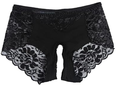 Charinor Sexy Unterwäsche Für Frau Erotisch, Sexy Dessous, Slip Ouvert Damen Slip Im Schritt Offen, Desusse Für Frauen, Reizwäsche Für Sex Damen,String Tanga Damen(Schwarz01-XXL)