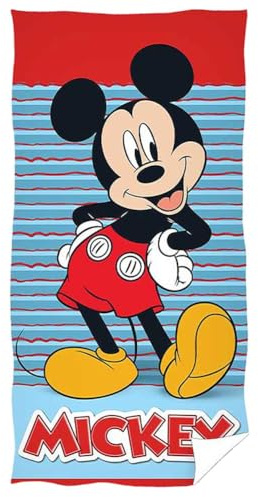 Carbotex Mickey Mouse Strandtuch Badetuch Duschtuch 70x140cm MM2295095