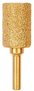 MiJunHD Cabezal de molienda soldado de diamante de 20 mm, mango redondo de 6 mm, broca de pulido de grano grueso para tallado de piedra de madera, lijado de metal, desbarbado de acero inoxidable,