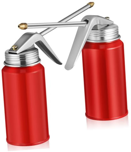 Mikinona 2stücke Ölkannen-pumpenöler Mit Handpumpe Ölkanne Mit Auslauf Für Ölflasche Für Autoöl Und Tragbare Ölsprühkanne Für Haushalt Und Industrie