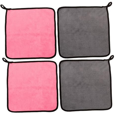BCOATH Ensemble De 4 Polissoirs De Billard Accessoires pour Bâtons De Billard 30 X 30 Cm Polaire