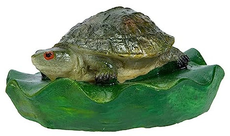 FUNOMOCYA Schwimmende Figur Teichfigur Schildkröte Simulationsschildkröte Figur Für Wasserpool Dekoration Gartenpool Ornament