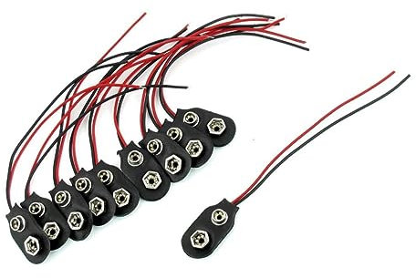 OSALADI 10pezzi Connettori Clip Per Batteria Con Facile Installazione Resistente Per Dispositivi Elettrici