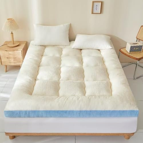 Verdickte Futon-Matratze, faltbar, tragbar, japanische Tatami-Rollmatte aus Baumwolle, erhältlich für Camping und Gästebetten(e,180X200cm)