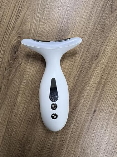 Neck Massager — Portable Facial/Neck Massager with Constant Temperature Heat Therapy and Vibration Massage. USB Rechargeable, Three Adjustable speeds. Relieves Fatigue and aids in Skincare Absorption