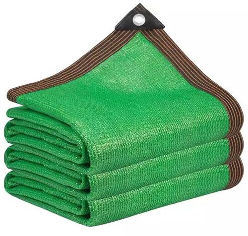 Tela de sombra de jardín transpirable de 2 x 5 m, red de protección solar para invernadero, 80% de bloqueo UV, perfecta para patio y cochera, malla de malla duradera