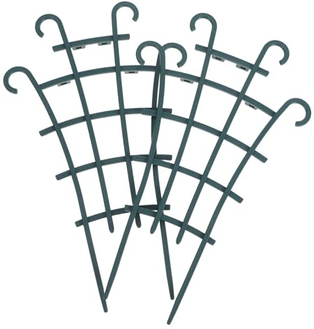BESPORTBLE 2pièces Lot de Treillis pour Plantes Pot Support Plante Grimpante Intérieur Pots Fleurs Plastique à Monter Soi-même Décoration Jardinage