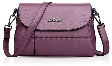 NICOLE & DORIS Borsa Donna Borse a tracolla da donna Borse a spalla da donna borse da donna Viola