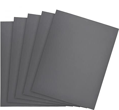 sourcing map Papel de lija impermeable, Papel de arena seca húmeda de 2000 Granos, 11 x 9 pulgadas 5uds