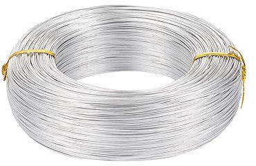 SOFIALXC Aluminiumdraht Eloxiert Schmuck Handwerk Machen Friesen 4m Lang(13.1 feet),Diameter0.8mm