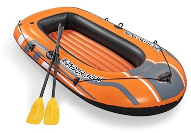 Bestway Schlauchboot-Set, Kondor 3000, 232 x 115 x 36 cm, 2 Erwachsene + 1 Kind