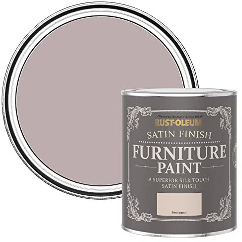 Rust-Oleum Peinture Rose pour Meubles, Finition Satinée - Pêche 750ml