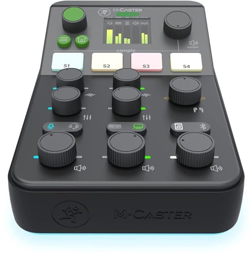 Mackie M-Caster Studio Desktop Live Streaming Mixer - Black