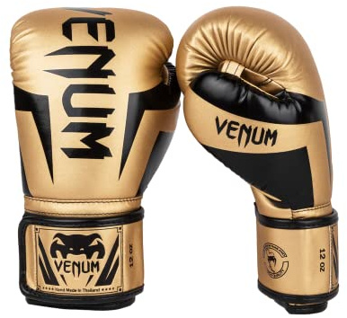 Venum, Elite boxhandskar, unisex vuxna, 30 ml, guld/svart