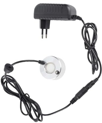Ultraschall Nebel Terrarium, Fountain Pond Atomizer Air Fogger TerrariumLuftbefeuchter mit Adapter EU-Stecker 100 240V Ultraschall-Nebel-Hersteller Fogger Wasser