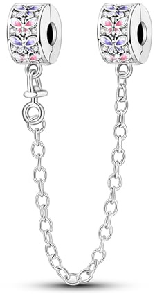 Hapour 925 Sterling Silber Charms für Armbänder und Halsketten – einzigartiger Anhänger mit Perlen für modische Accessoires europäischer Schmuck Geburtstagsgeschenk für Frauen Mädchen
