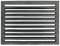 Lunaway - Rejilla de hierro fundido para recolección de cenizas | Grosor 1 cm (23,8 x 18,8 cm)