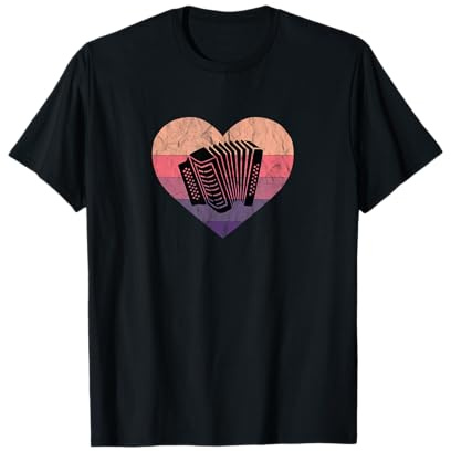 Ich Liebe Harmonika Akkordeon Harmonikaspieler Ziehharmonika T-Shirt
