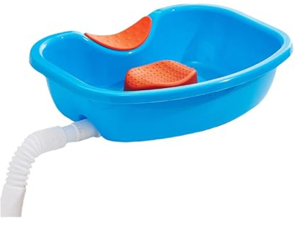 Bacino per il lavaggio dei capelli, stazione di lavaggio portatile dei capelli | Bacino per shampoo con supporto del collo,Lavello riutilizzabile con tubo di scarico per comodino, haicuts e