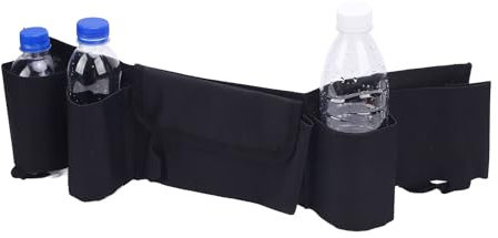 Cintura per Utensili per la Pulizia, Cintura di Fondina Bottiglia per la Pulizia della Custodia per Utensile Regolabile con Tasche a 4 Bottiglie, Cintura per Utensile per la