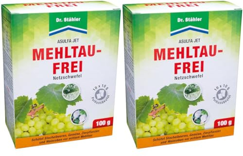 2 x Dr. Stähler ASULFA® JET Mehltau-Frei - 10 x 10 g - Flora Sparpaket