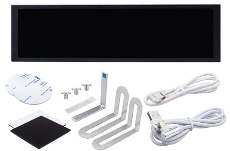 Ddujbtp Schermo secondario USB da 9,2 pollici tocca il monitor dello schermo per il PC con il monitor del computer della cassa di alluminio della porta dell'editor visivo in tempo reale