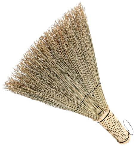 IMIKEYA Escoba De Maíz Pequeña Tejida 26 Cm Tejido Natural Limpia Polvo Herramientas De Limpieza del Hogar para Escritorio y Dormitorio