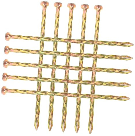 Toyvian 10 pièces Piquets Acier Spirale pour Bordures de Jardin et Fixation Gazon Synthétique Clous Solides pour Aménagement Paysager et Pelouse Artificielle