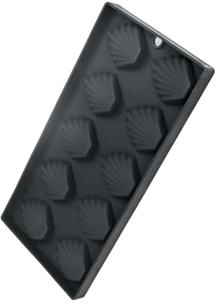 Multipurpose 10 Cavity Shell Shape Silicones Molds Nonstick Madeleine Cake Dessert Cookie Baking Pan for Home Cooking Madeleine Cake Molds