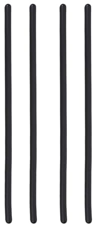 TOYANDONA Supports Flexibles Design Adaptable pour Canne de Marche Lot de 4 Noir Accès Instantané Simplifié en Ena et Fer pour Bureau et Chaise Roulante