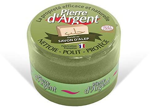 Pierre d'Argent enrichie au savon d'Alep 200 g certifiée ECOCERT
