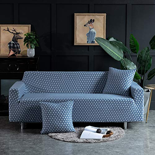 HONGBI Elastischer Sofabezug Sofa-Überwürfe Sesselhussen Stretch Sofahusse Sofaüberzug Couchbezug Antirutsch Blumendruck Polyester Sofa Abdeckung Stretchhusse für Couch O 1 Sitzer