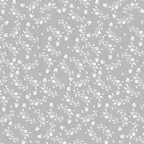 Home Direct Rectangular Oilcloth PVC Wipe Clean Tablecloth Table Cover 140cm x 200cm 55x78 Light Grey