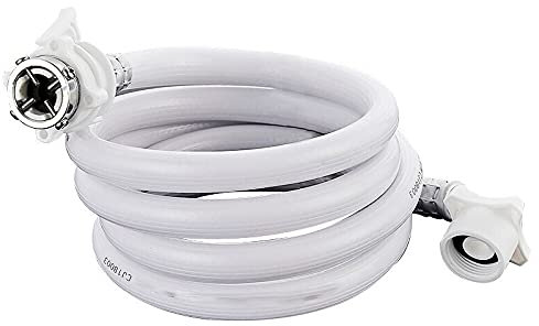 ALYHYB Washing Machines Hose, Cold Water Fill Inlet Pipe Feed Hose 1/2” Straight & 3/4” Thread Connection 90 Degree Bend - Ideal for Washing Machines, 1.5M-3M Optional