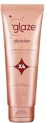 Glaze Glaziplex Super Bond Treatment – Tiefenpflegende Haarmaske repariert, stärkt und schützt in nur 4 Minuten – 4 oz/120 ml