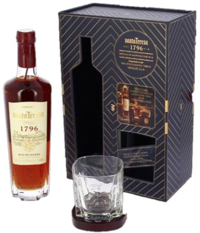 Santa Teresa Rhum 1796 Ron 40° Coffret + 1 Verre