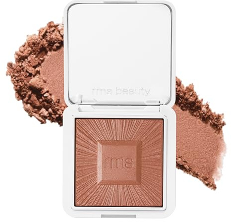 RMS Beauty Redimension Hydra-Bronzer Cream Bronzer & Highlighter | Hydrating Lightweight Formula | Medium Shade for Natural Glow & Sculpted Contour