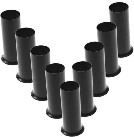 ANDRESLAD 15stücke Teiliges Metall-hängelampen-sockelcover Robuste Schützende Kerzenlampenfassung Hülle Einsetzbar Für Kristall Pendelleuchten Einfache Montage Langlebig Und Hitzebeständig g