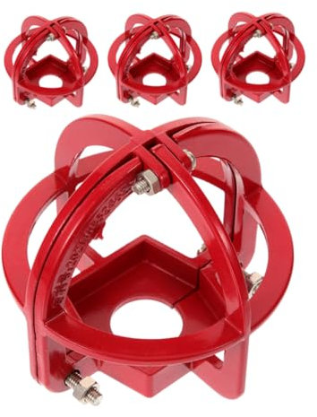 CIYODO 4stücke Sprinklerkopfabdeckungen Für Decke Sprinklerschutz Aus Metall Einfache Installation Leuchtende Farbe Vielseitig Einsetzbar Für Wohnungen Büros Und Einkaufszentren